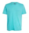 Vilebrequin Organic Cotton Titan T-shirt In Blue