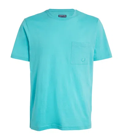 Vilebrequin Organic Cotton Titan T-shirt In Blue