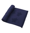 Vilebrequin Organic Cotton Turtle Beach Towel In Bleu Marine