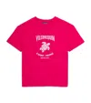 Vilebrequin Organic Cotton Turtle T-shirt In Red