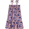Vilebrequin Girl's Butterfly-print Dress In Pink