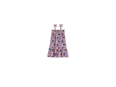 Vilebrequin Kids' Girl's Butterfly-print Dress In Pink