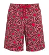 Vilebrequin Oursinides Print Okorise Swim Shorts In Red