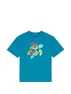 Vilebrequin Oversized Turtle-print T-shirt In Blue