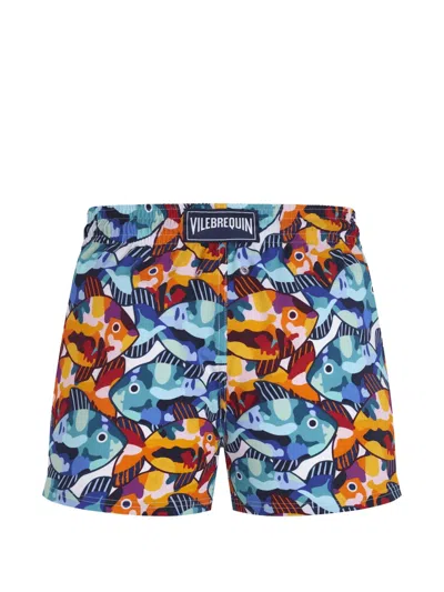 Vilebrequin Pacu Printed Swim Shorts In Multi