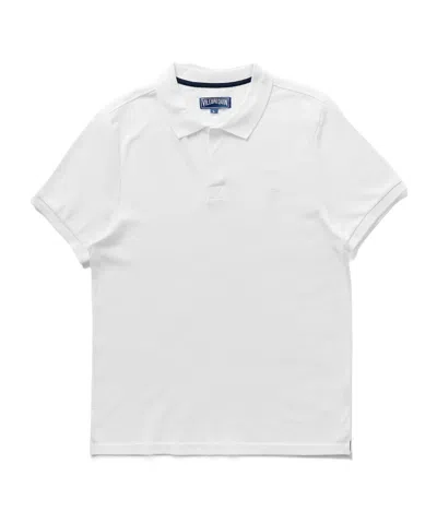Vilebrequin Palatin Cotton Polo Shirt In White