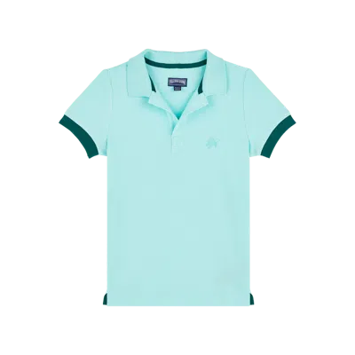 Vilebrequin Pantin Polo Shirt In Spry Lagoo