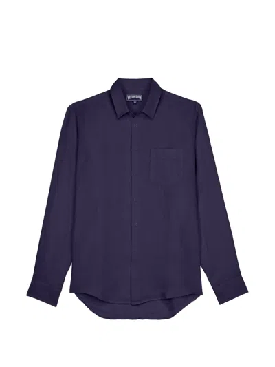 Vilebrequin Patch-pocket Shirt In Blue