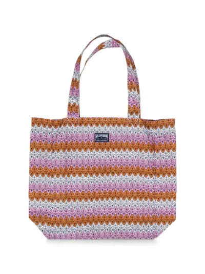 Vilebrequin Patterned Beach Bag In Pink