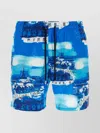Vilebrequin Patterned Swim Trunks With Pockets And Elastic Waistband