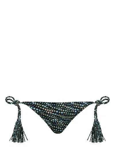 Vilebrequin Pearl-embellished Bikini Bottoms In Black