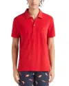 Vilebrequin Phoenix Slim Fit Cotton Pique Polo Shirt In Red