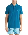 Vilebrequin Phoenix Slim Fit Cotton Pique Polo Shirt In Peacock Blue