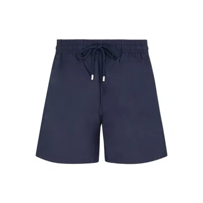 Vilebrequin Plain-coloured Beach Shorts In Blue