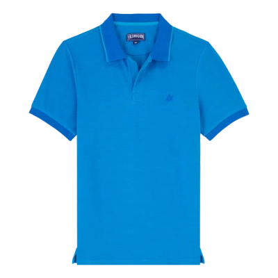 Vilebrequin Logo-embroidered Organic Cotton Polo Shirt In Palace