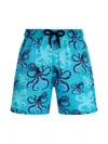 Vilebrequin Poulpes Stretch Swim Shorts In Blue