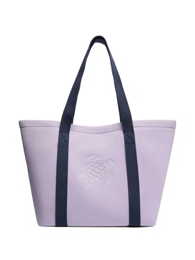 Vilebrequin Printed Beach Bag In Purple