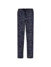 Vilebrequin Printed Drawstring Trousers In Blue