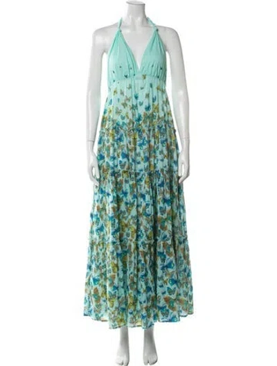Pre-owned Vilebrequin Printed Long Dress In Multi