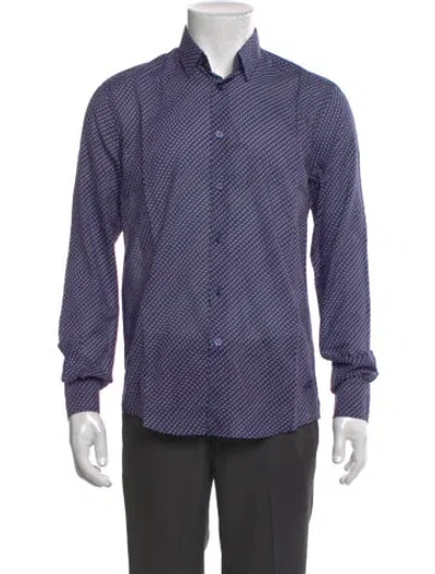 Pre-owned Vilebrequin Printed Long Sleeve Shirt W/ Tags In Purple
