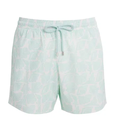 Vilebrequin Printed Moorise Swim Shorts In Blue