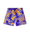 Vilebrequin Printed Swim Trunks In Blue