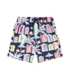 Vilebrequin Printed Swim Trunks In Multi