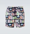 Vilebrequin Printed Swim Trunks In Multi