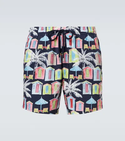 Vilebrequin Printed Swim Trunks In Multi