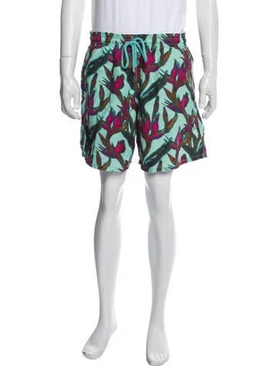 Pre-owned Vilebrequin Printed Swim Trunks In Multi