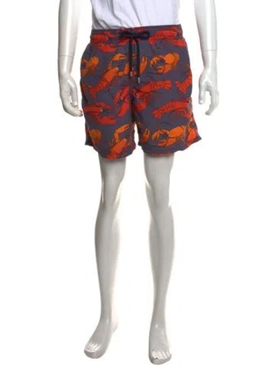 Pre-owned Vilebrequin Printed Swim Trunks In Multicolor