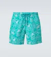 Vilebrequin Printed Swim Trunks In Multicoloured