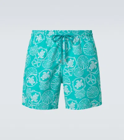 Vilebrequin Printed Swim Trunks In Multicoloured