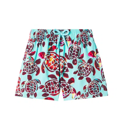 Vilebrequin Kids' Printed Swim Trunks In Multicoloured