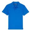 Vilebrequin Palan Classic Fit Cotton Pique Polo Shirt In Blue