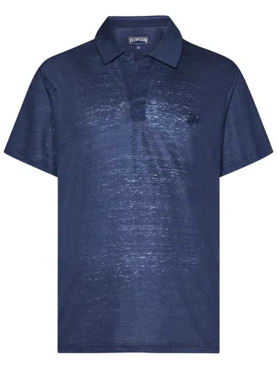 Vilebrequin Pyramide Polo Shirt In Blue