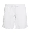 Vilebrequin Nylon Swim Shorts With Pockets And Flap In White