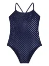 Vilebrequin Relief Sparkling Swimsuit In Blue