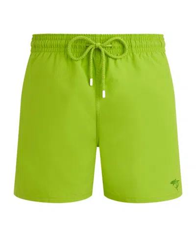 Vilebrequin Requin Printed Swim Shorts In Green