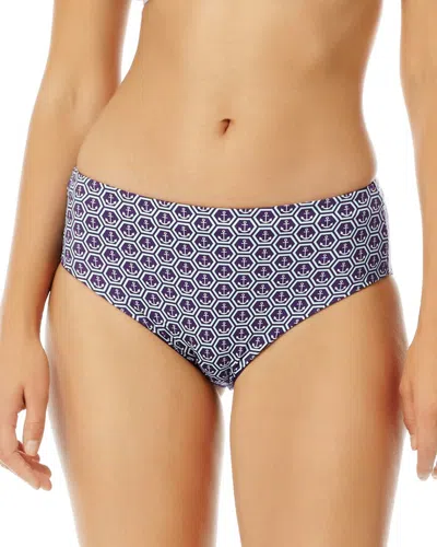 Vilebrequin Reverso Ancre De Chine Bikini Bottom In Blue