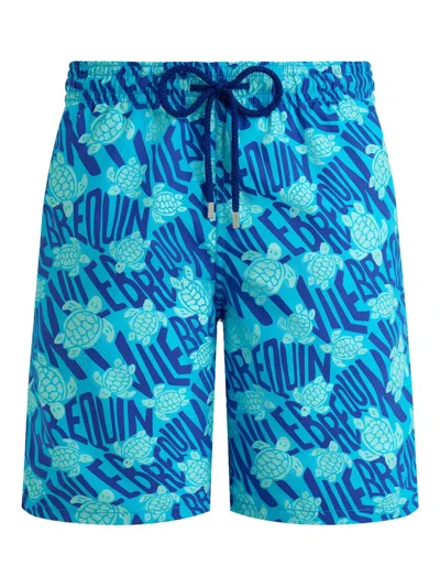VILEBREQUIN RONDE DES TORTUES-PRINT SWIM SHORTS