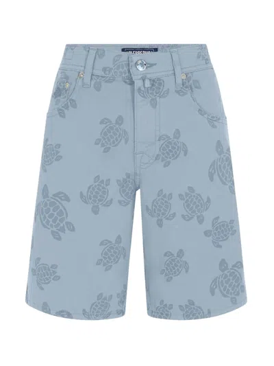 Vilebrequin Ronde Des Tortues Shorts In Blue