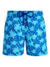 Vilebrequin Ronde Des Tortues Swim Shorts In Blue
