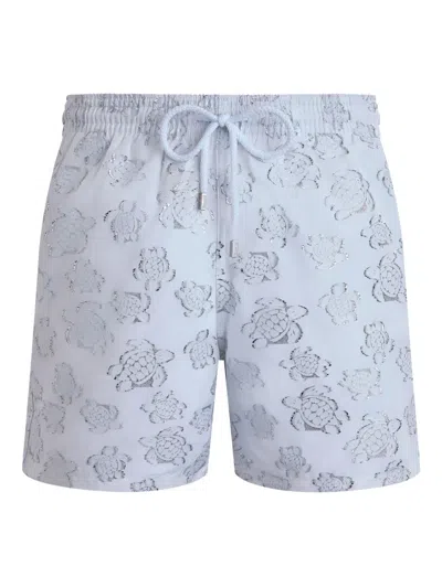 Vilebrequin Ronde Des Tortues Swim Shorts In Blue