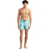 Vilebrequin Turtle Print Mistral Swim Shorts In Bleu Lazuli