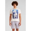 Vilebrequin Sailing Boat From The Sky T-shirt Off-white In White