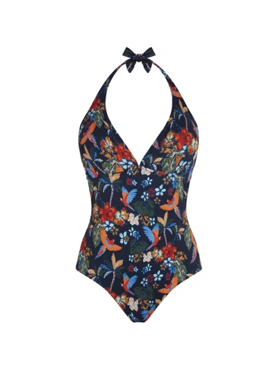 Vilebrequin Salva Halterneck Swimsuit In Multi