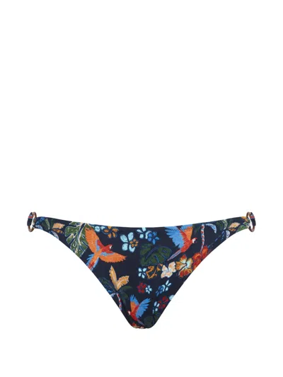 Vilebrequin Salva Tropical-print Bikini Bottoms In Multi