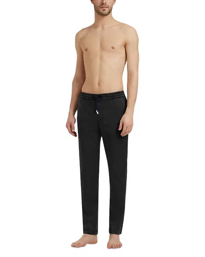 Vilebrequin Satin Pull On Pants In Black