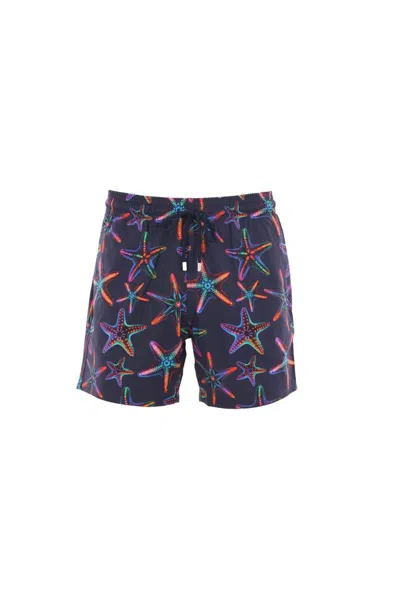 Vilebrequin Drawstring Swimming Trunks In Blue